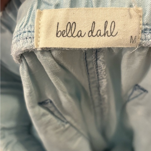 Bella Dahl- draw string joggers with pockets - denim blue wash - size medium - Picture 3 of 4